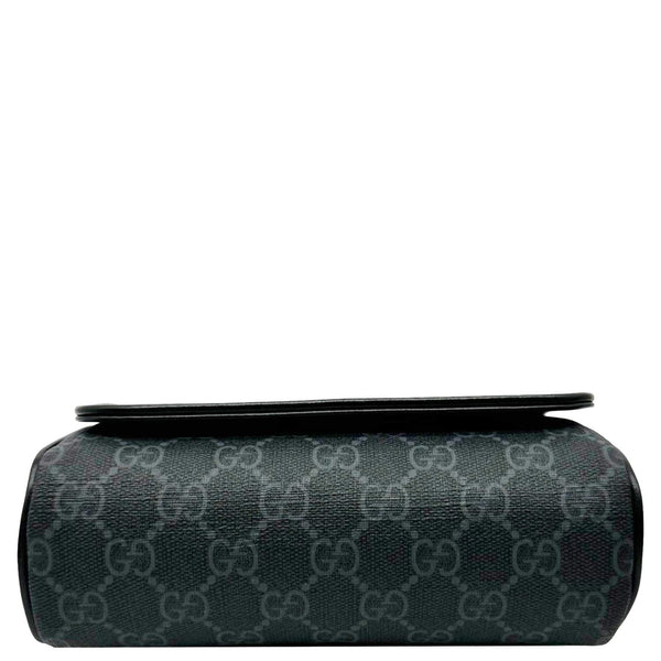 GUCCI Mini GG Supreme Canvas Messenger Bag Black 791741