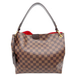 LOUIS VUITTON Graceful PM Damier Ebene Shoulder Bag Brown