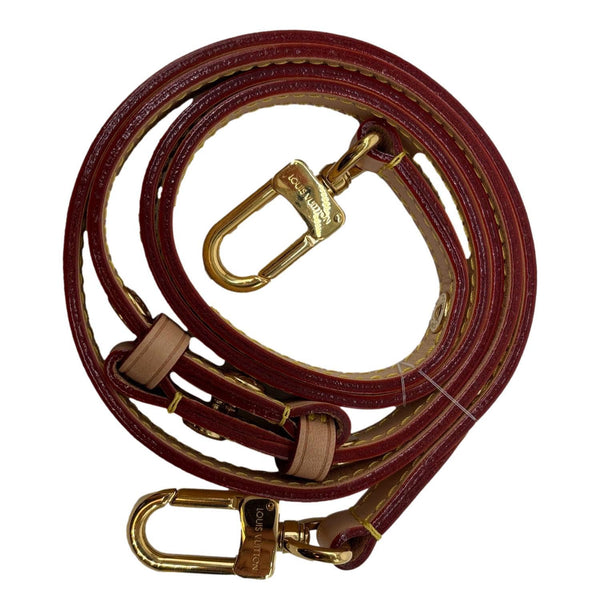LOUIS VUITTON Leather Strap Brown