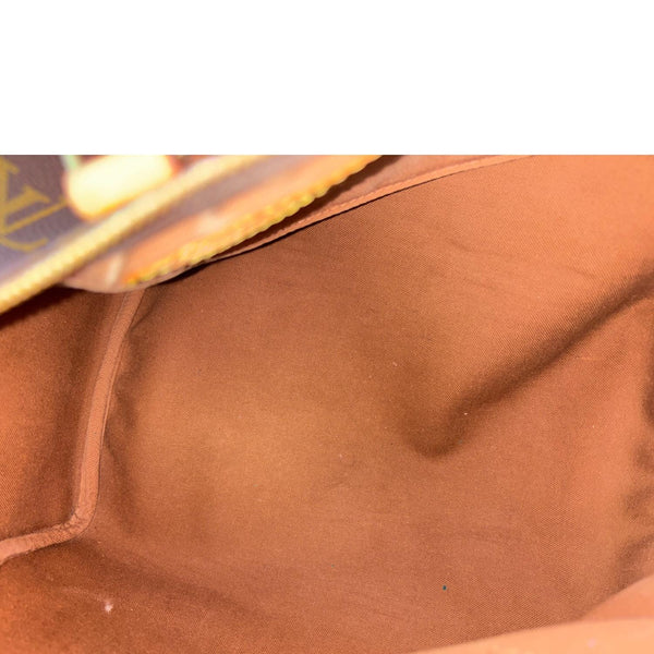 LOUIS VUITTON Speedy 30 Monogram Canvas Satchel Bag Brown