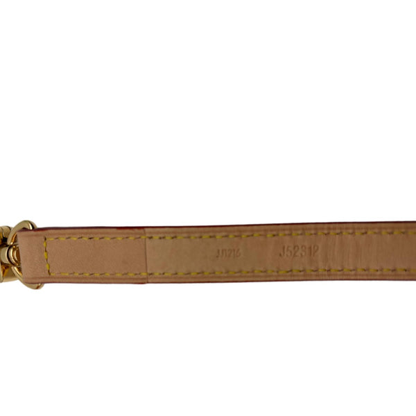 LOUIS VUITTON Leather Strap Brown