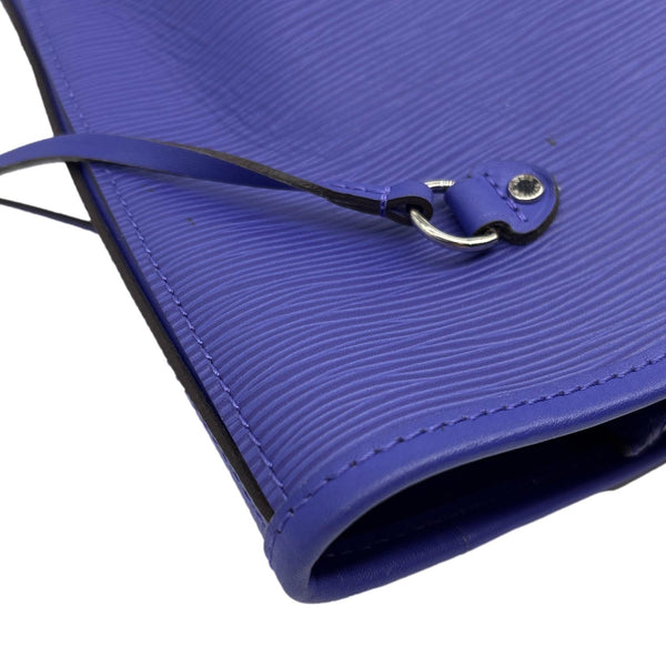 LOUIS VUITTON Neverfull MM Epi Leather Tote Shoulder Bag Purple