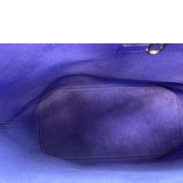 LOUIS VUITTON Neverfull MM Epi Leather Tote Shoulder Bag Purple