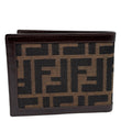 FENDI Zucca Canvas Bifold Wallet Brown