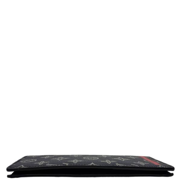 LOUIS VUITTON Brazza Upside Down Monogram Ink Canvas Long Wallet Pink