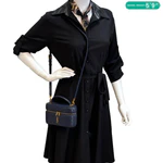 YVES SAINT LAURENT Gaby Vanity Quilted Leather Crossbody Bag Blue