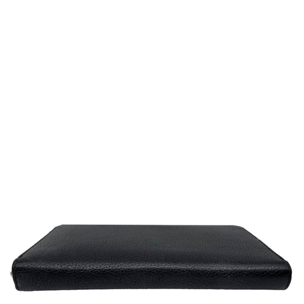 CELINE Zipped Around Large Calfskin Leather Multifunction Wallet Black