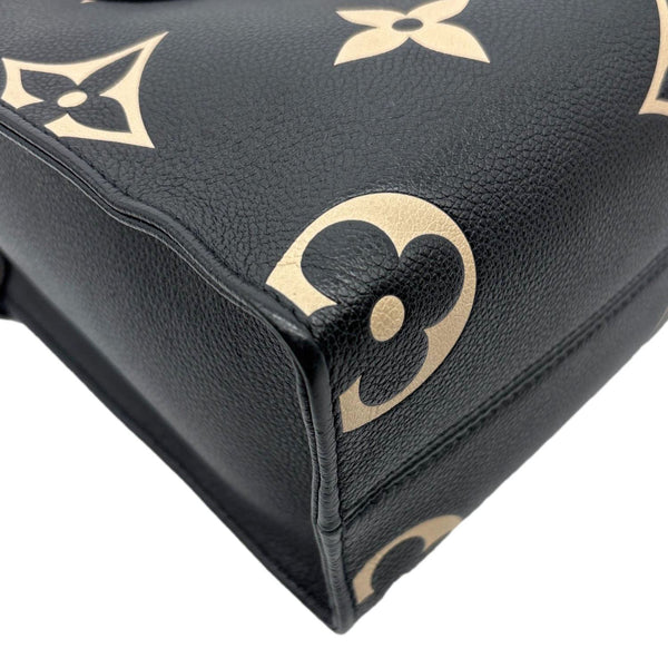 LOUIS VUITTON Onthego PM Monogram Empreinte Tote Shoulder Bag Bicolor