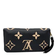 LOUIS VUITTON Monogram Empreinte Leather Zippy Wallet Bicolor