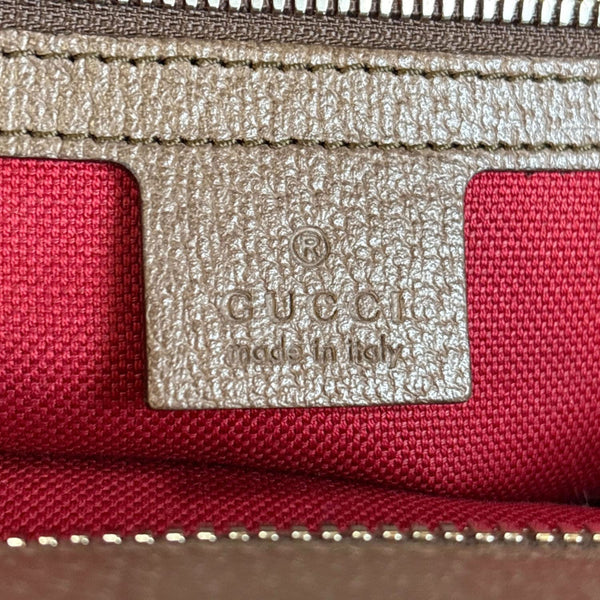 GUCCI GG Supreme Canvas Tote Shoulder Bag Beige 626356