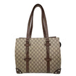 GUCCI GG Supreme Canvas Tote Shoulder Bag Beige 626356