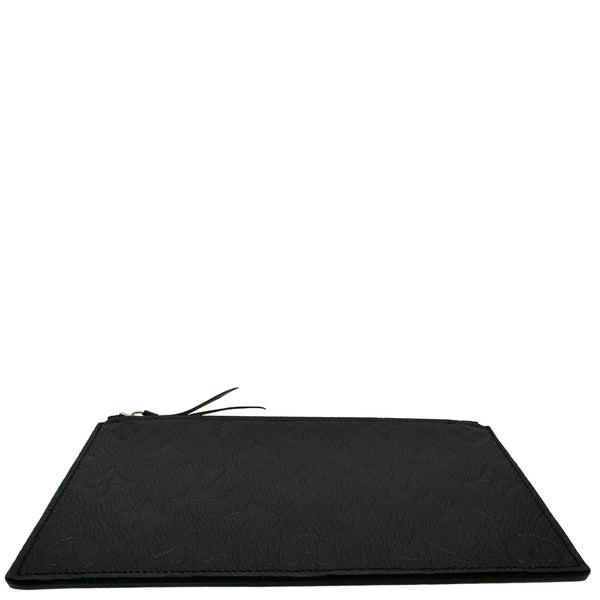 LOUIS VUITTON Monogram Empreinte Leather Insert Card Holder Black