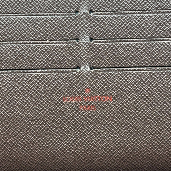 LOUIS VUITTON Damier Ebene Organizer Wallet Brown