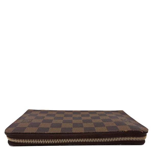 LOUIS VUITTON Damier Ebene Organizer Wallet Brown
