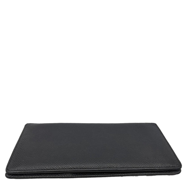 LOUIS VUITTON Brazza Taiga Leather Bifold Wallet Black