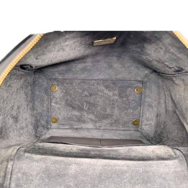 CELINE Mini Belt Grained Calfskin Leather 2Way Shoulder Bag Grey