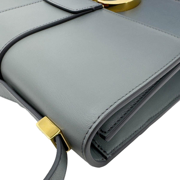CHRISTIAN DIOR 30 Montaigne Flap Gradient Leather Crossbody Bag Grey
