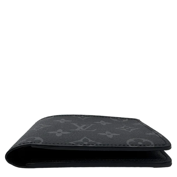 LOUIS VUITTON Multiple Monogram Eclipse Canvas Men's Wallet Black