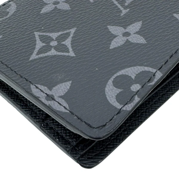 LOUIS VUITTON Multiple Monogram Eclipse Canvas Men's Wallet Black