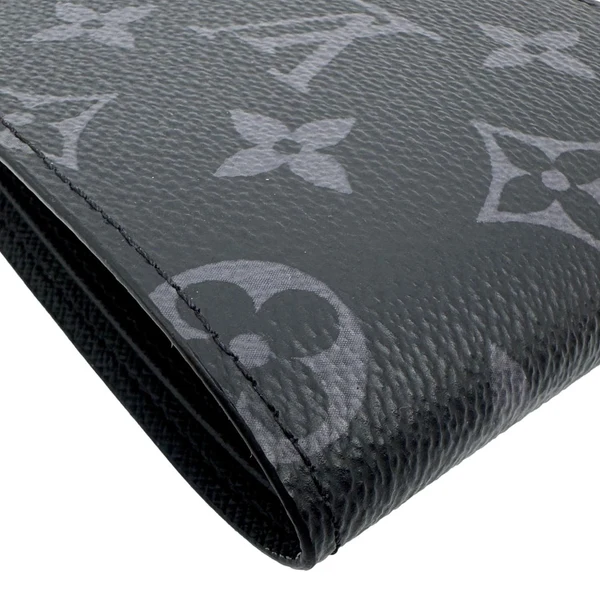 LOUIS VUITTON Multiple Monogram Eclipse Canvas Men's Wallet Black