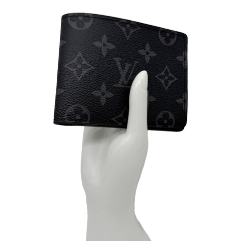 LOUIS VUITTON Multiple Monogram Eclipse Canvas Mens Wallet Black