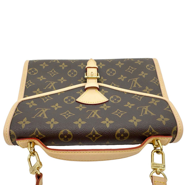 LOUIS VUITTON Monogram Bel Air Monogram Canvas Crossbody Bag Brown
