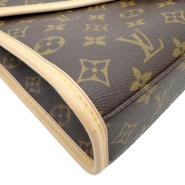 LOUIS VUITTON Monogram Bel Air Monogram Canvas Crossbody Bag Brown
