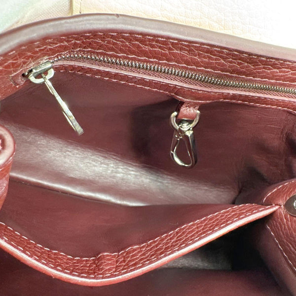 LOUIS VUITTON Capucines BB Taurillon Leather Crossbody Bag Pink