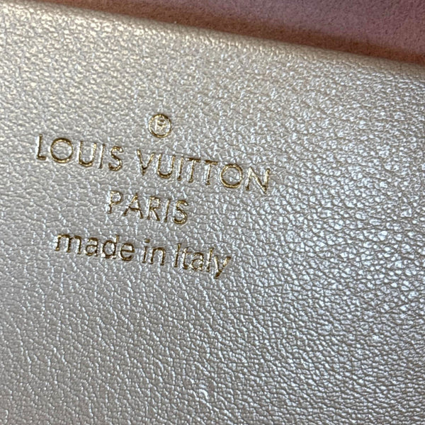 LOUIS VUITTON Speedy 22 Bandouliere Fall In Love Embossed Monogram Leather Shoulder Bag White