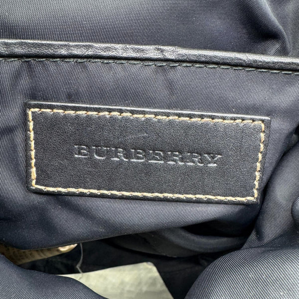 BURBERRY Rucksack Small Vintage Check Canvas Backpack Bag Beige