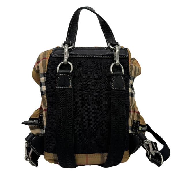 BURBERRY Rucksack Small Vintage Check Canvas Backpack Bag Beige