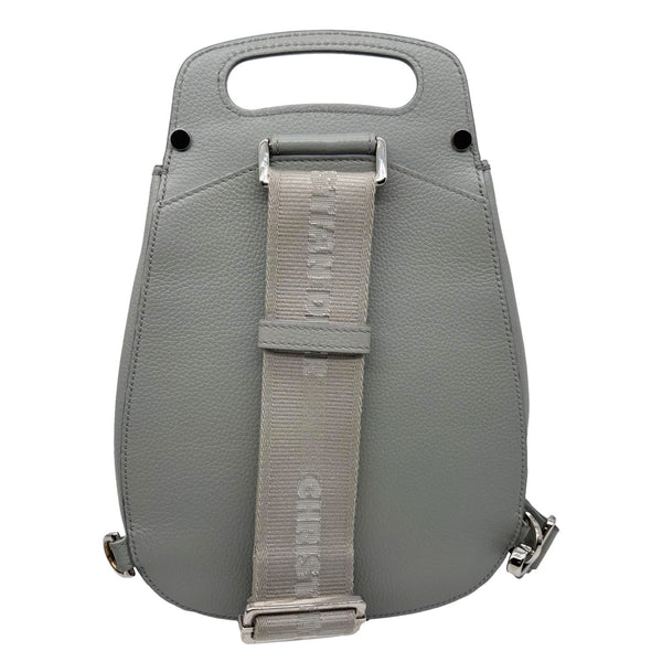 CHRISTIAN DIOR Gallop Mini Grained Calfskin Leather Sling Bag Grey