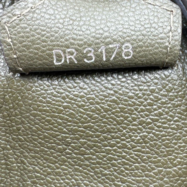 LOUIS VUITTON Very Zipped Monogram Leather Tote Shoulder Bag Green