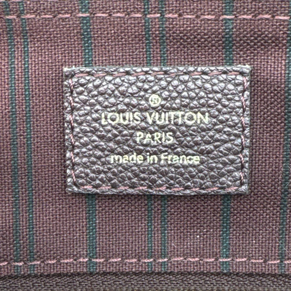 LOUIS VUITTON Speedy 25 Bandouliere Monogram Empreinte Leather Crossbody Bag Burgundy