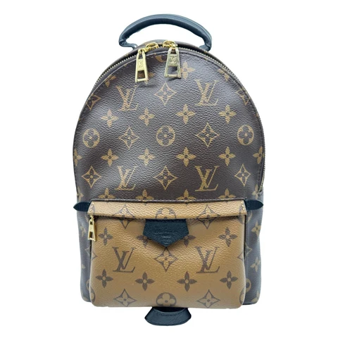 LOUIS VUITTON Palm Springs PM Monogram Reverse Canvas Backpack Brown