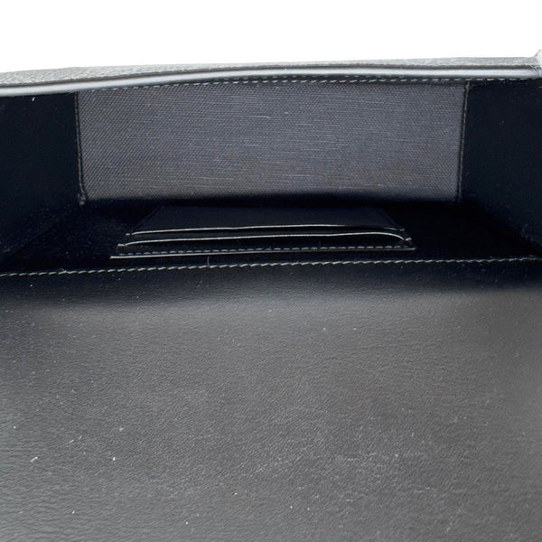 GUCCI Horsebit 1955 Mini GG Supreme Canvas Crossbody Bag Black