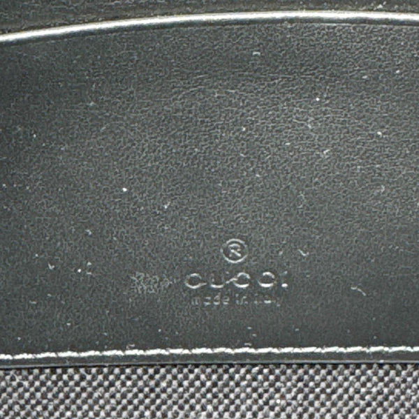 GUCCI Horsebit 1955 Mini GG Supreme Canvas Crossbody Bag Black