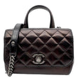 CHANEL Pilot Essentials Flap Quilted Calfskin Leather Shoulder Bag Brown