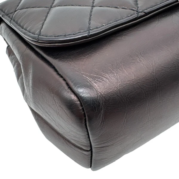 CHANEL Pilot Essentials Flap Quilted Calfskin Leather Shoulder Bag Brown