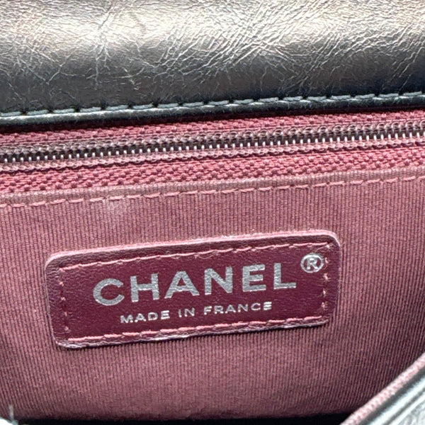 CHANEL Pilot Essentials Flap Quilted Calfskin Leather Shoulder Bag Brown