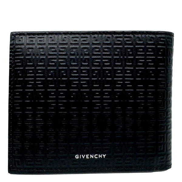 GIVENCHY Calfskin 4G Leather Bifold Wallet Black