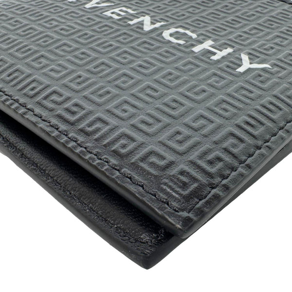 GIVENCHY Calfskin 4G Leather Bifold Wallet Black