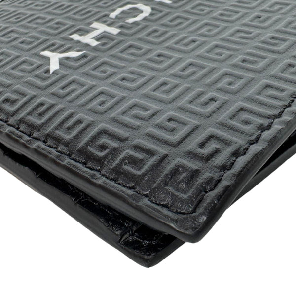 GIVENCHY Calfskin 4G Leather Bifold Wallet Black