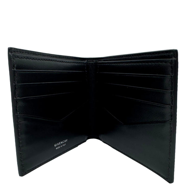 GIVENCHY Calfskin 4G Leather Bifold Wallet Black