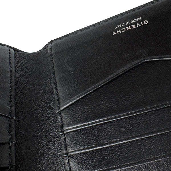 GIVENCHY Calfskin 4G Leather Bifold Wallet Black