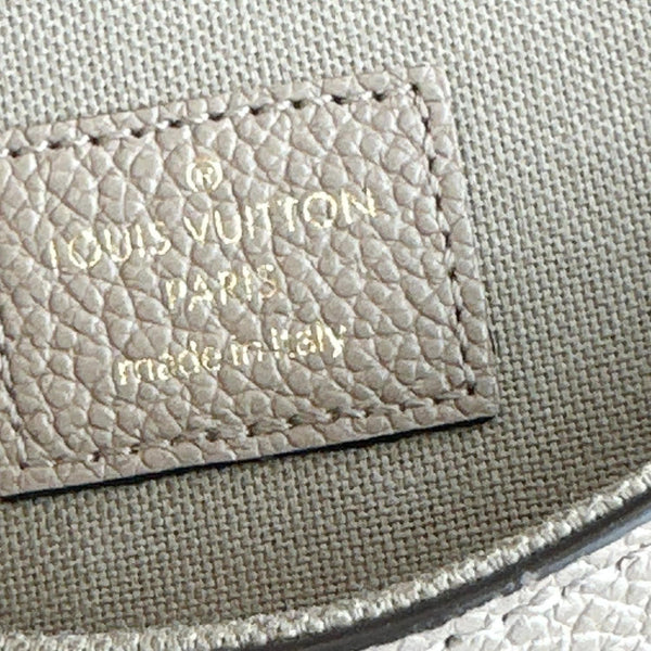 LOUIS VUITTON Felicie Pochette Monogram Empreinte Leather Crossbody Bag Beige