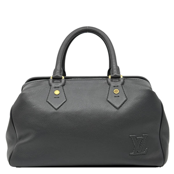 LOUIS VUITTON Cinema Intrigue Calf Leather Satchel Bag Grey