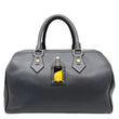 LOUIS VUITTON Cinema Intrigue Calf Leather Satchel Bag Grey