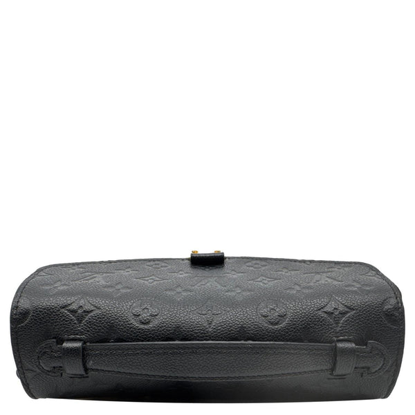 LOUIS VUITTON Metis Pochette Empreinte Leather Crossbody Bag Black