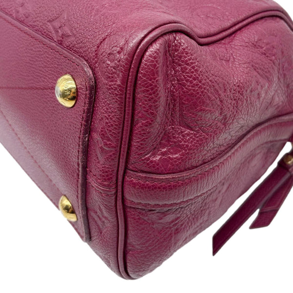 LOUIS VUITTON Speedy Bandouliere 25 Monogram Empreinte Leather Shoulder Bag Mulberry